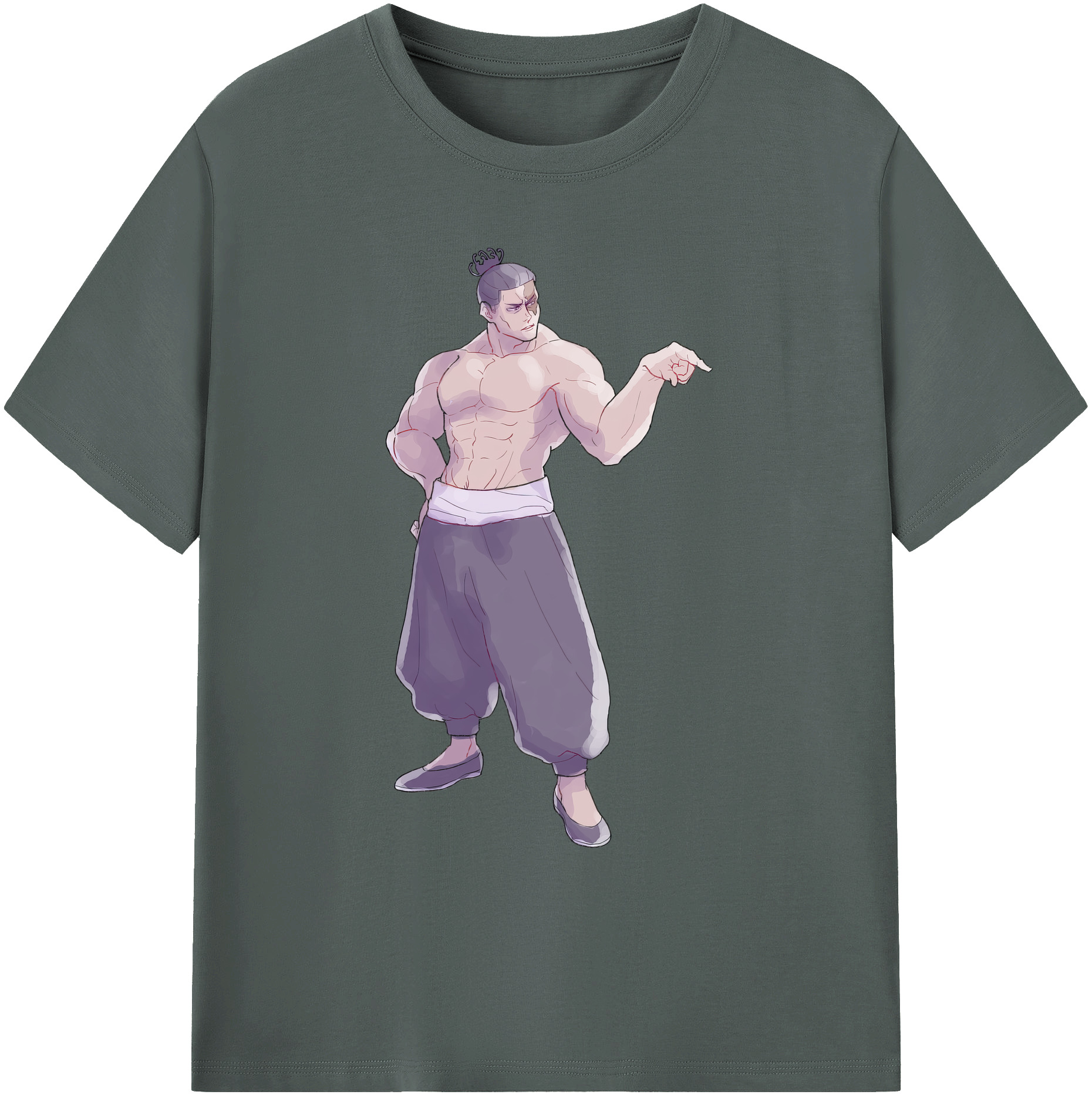 （画像用） 呪術廻戦 Jujutsu Kaisen 綿100％ メンズ半袖Tシャツ｜肌触りやわらか＆通気性